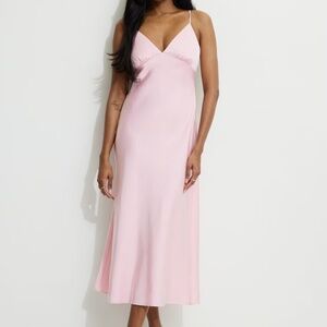 Pink Dynamite Satin Dress Size Small